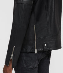 JASPER LEATHER BIKER JACKET