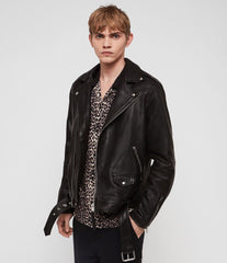 MANOR LEATHER BIKER JACKET