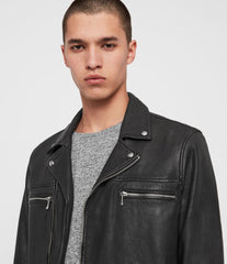 HEARN LEATHER BIKER JACKET