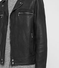 HEARN LEATHER BIKER JACKET