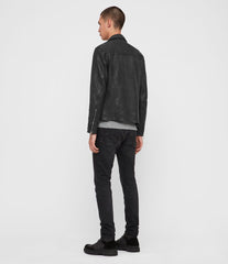 HEARN LEATHER BIKER JACKET