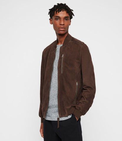 KEMBLE SUEDE BOMBER JACKET