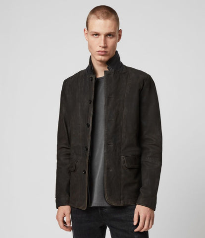 SURVEY LEATHER BLAZER
