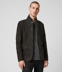 SURVEY LEATHER BLAZER
