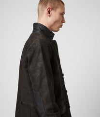 SURVEY LEATHER BLAZER