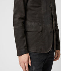 SURVEY LEATHER BLAZER