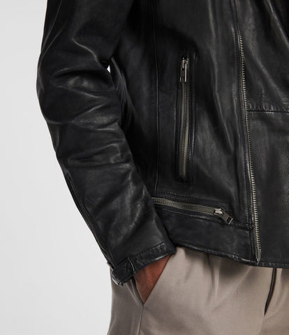 CONROY LEATHER BIKER JACKET