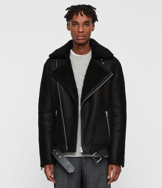 BYWARD SHEARLING BIKER JACKET