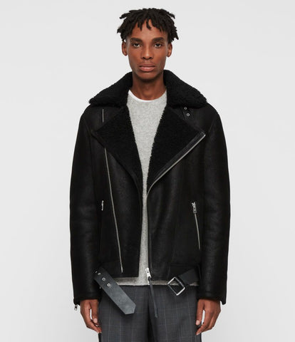 BYWARD SHEARLING BIKER JACKET