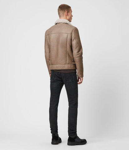 COLEMAN SHEARLING BIKER JACKET