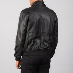 Coffmen Leather Bomber Jacket