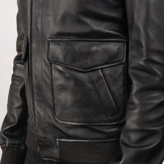 Coffmen Leather Bomber Jacket