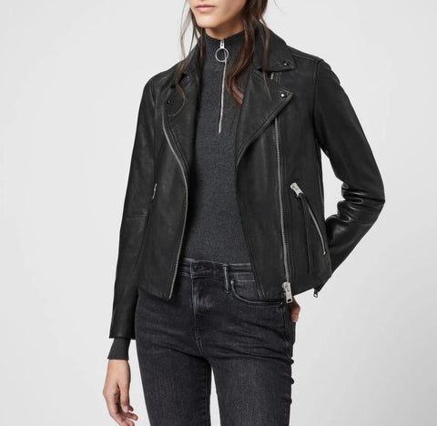 DALBY LEATHER BIKER JACKET