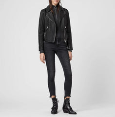 DALBY LEATHER BIKER JACKET