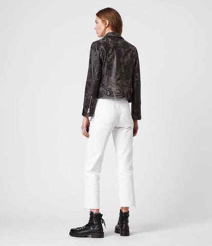 DRURY LAMBSKIN LEATHER BIKER JACKET