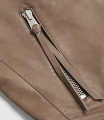 DALBY LAMBSKIN LEATHER BIKER JACKET