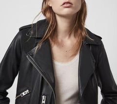 BALFERN LAMBSKIN LEATHER BIKER JACKET