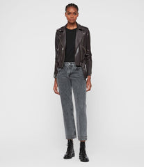 BALFERN SHEEPSKIN LEATHER BIKER JACKET