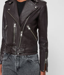 BALFERN SHEEPSKIN LEATHER BIKER JACKET