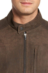 REMY LEATHER Suede Moto Jacket