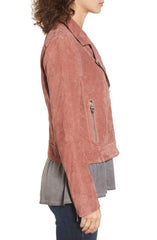 Suede Moto Jacket