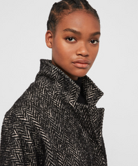 TEYA HERRINGBONE COAT