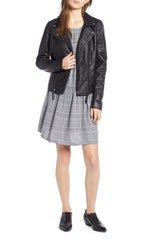 TREASURE & BOND Leather Moto Jacket