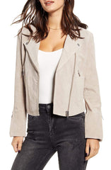 Next Level Suede Moto Jacket