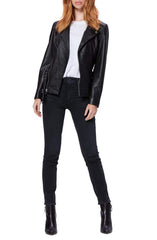 Dita Belted Leather Jacket