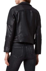 Estella Leather Biker Jacket