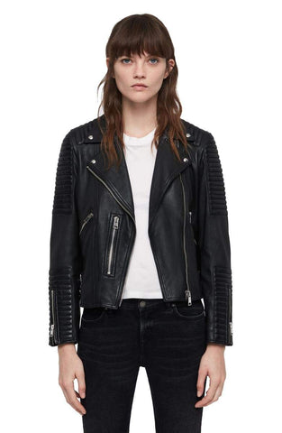 Estella Leather Biker Jacket