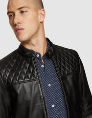 Vinnie Lambskin Leather Jacket