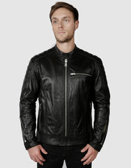 Replay Leather Biker Jacket