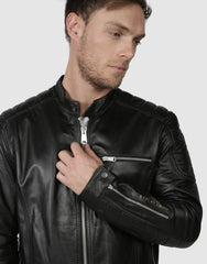 Replay Leather Biker Jacket