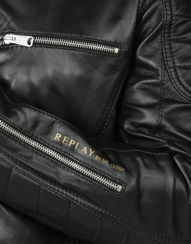 Replay Leather Biker Jacket