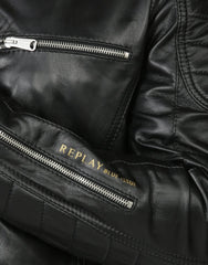 Replay Leather Biker Jacket