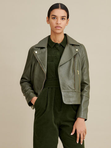 Olivia Moto Leather Jacket
