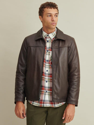 Thinsulate Lined Leather Jacket