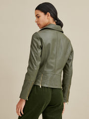 Olivia Moto Leather Jacket