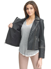 Bree Studded Leather Jacket