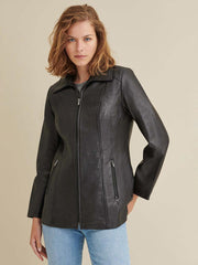 Lindsey Thinsulate Leather Scuba Jacket