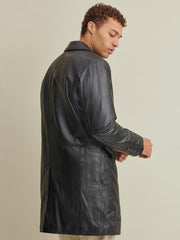 Carter Leather Topper Coat