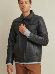 George Leather Jacket with Thinsulate Lining