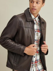 Thinsulate Lined Leather Jacket