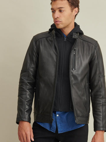 Tyler Thinsulate Lined Leather Jacket