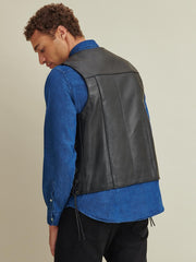 Don Leather Rider Vest