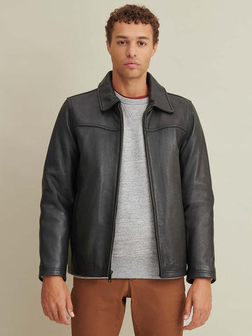 George Leather Jacket with Thinsulate Lining