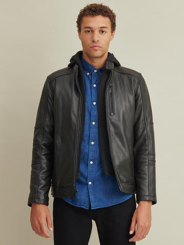 Tyler Thinsulate Lined Leather Jacket