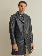 Carter Leather Topper Coat