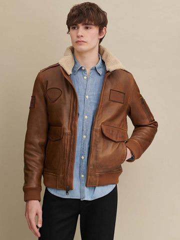 Aviator Leather Jacket